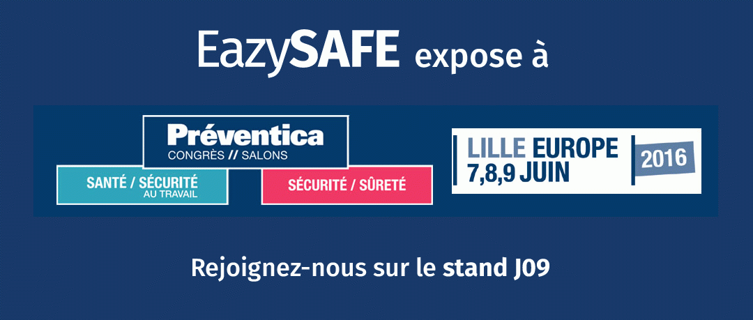 affiche participation EazySAFE Préventica 2016