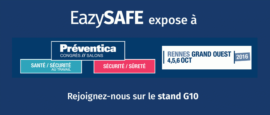 affiche participation EazySAFE Préventica Grand Ouest 16