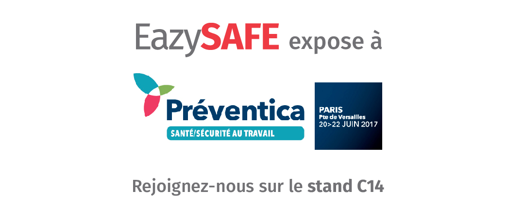 affiche exposition eazysafe à préventica 2017