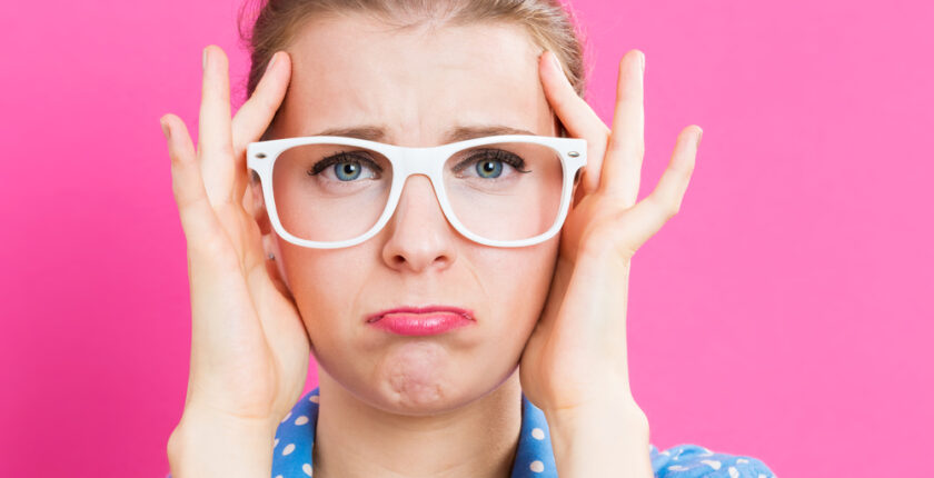 jeune femme stressée