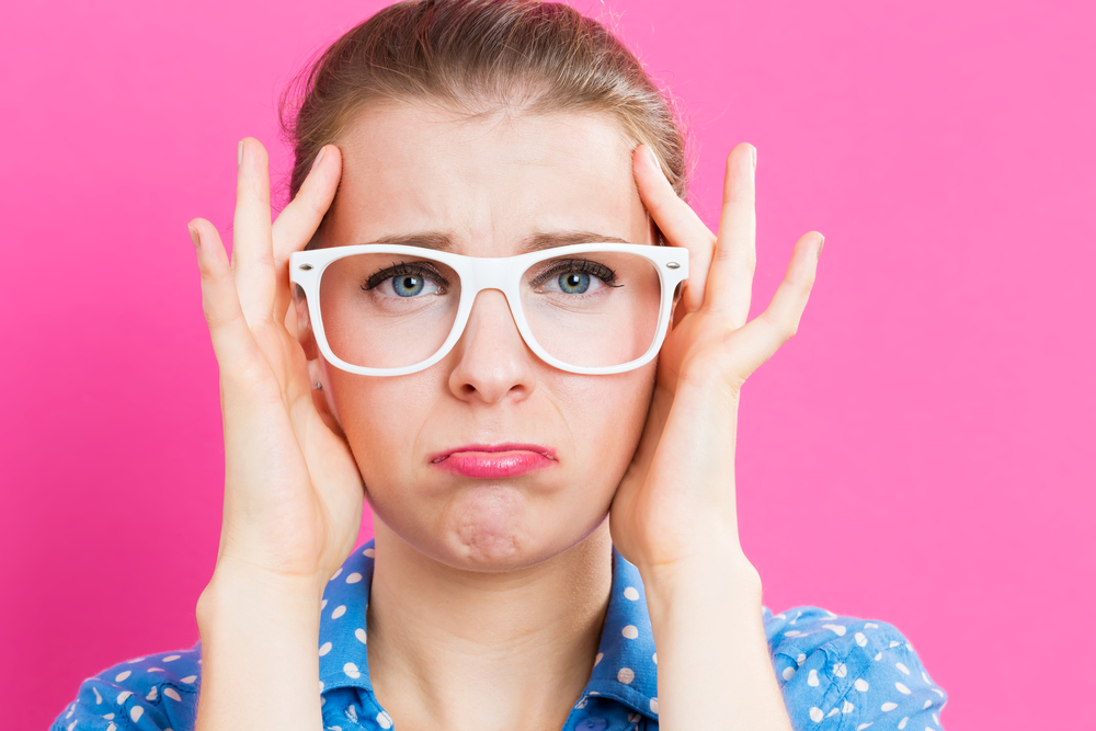 jeune femme stressée