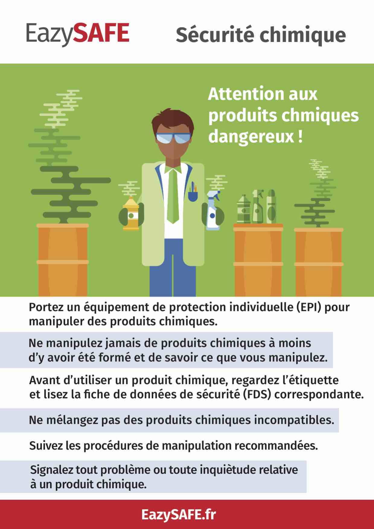 poster sécurité chimique